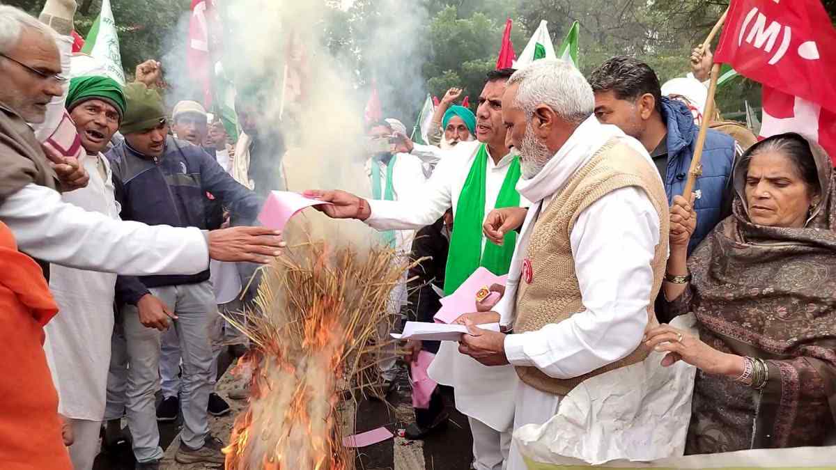 FARMER PROTEST IN JIND