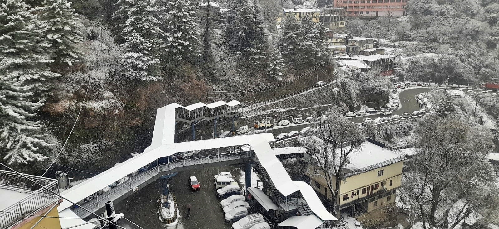 SNOWFALL IN HIMACHAL PRADESH  SHIMLA TOURISM  ഹിമാചലില്‍ മഞ്ഞുവീഴ്‌ച  ഷിംല ടൂറിസം