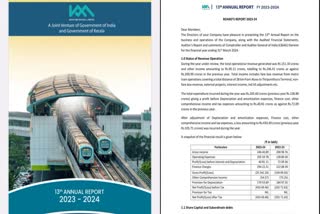 last years loss increased 100 crore  metro annual report  income  loans