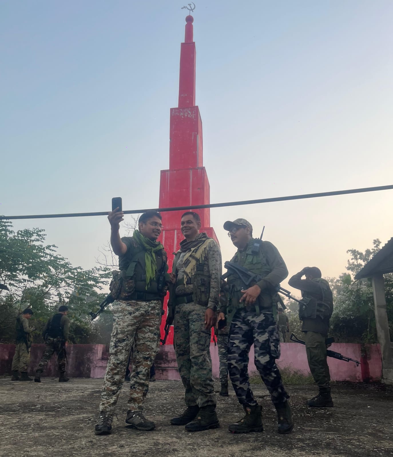 Naxal memorial demolished