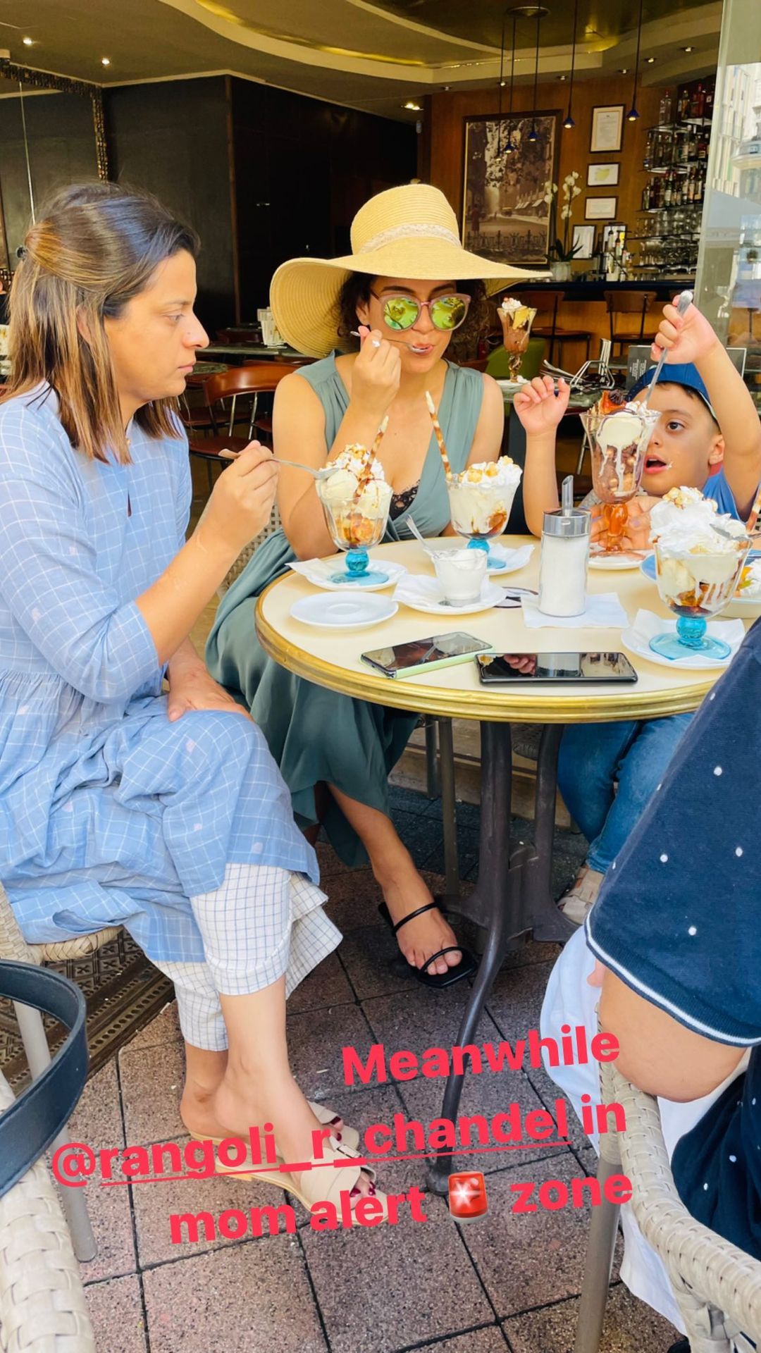 Kangana spends quality time with sister, nephew in Budapest