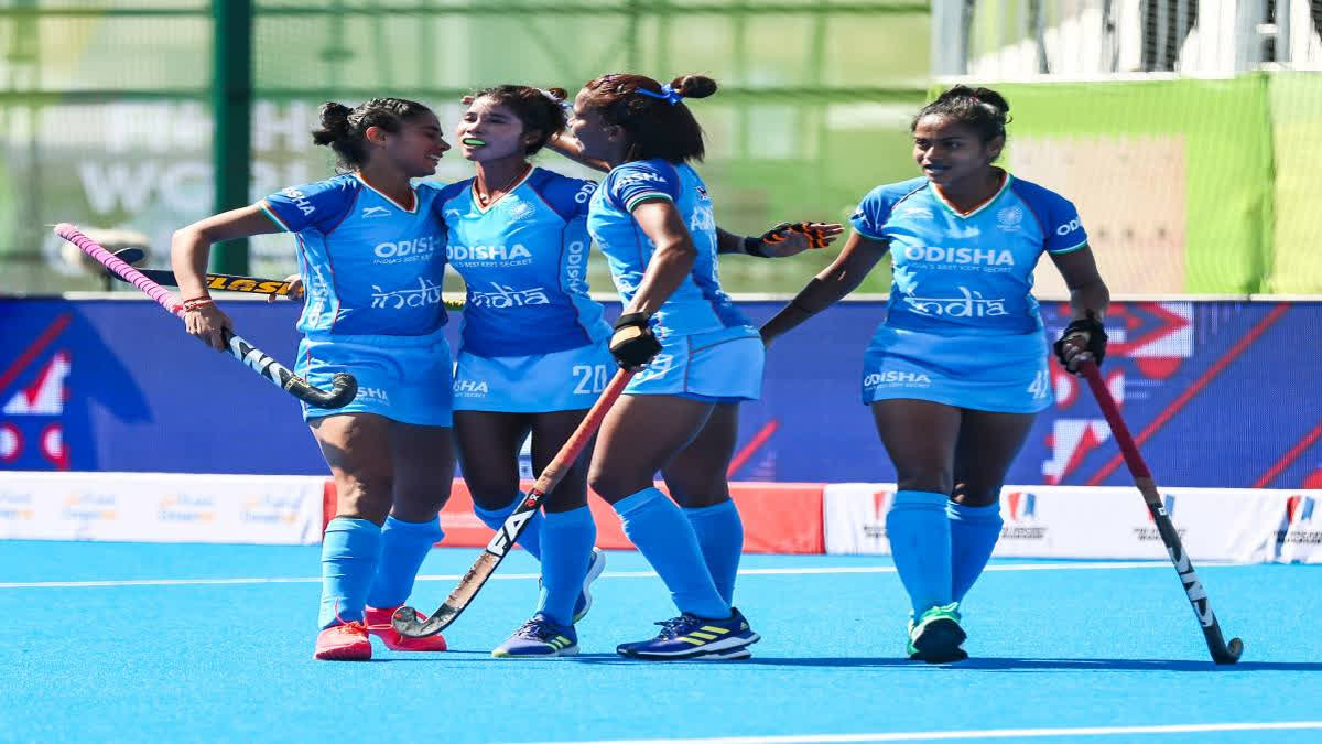 Indian Women's Hockey Team Overcomes Polish Challenge (Source Hockey India)