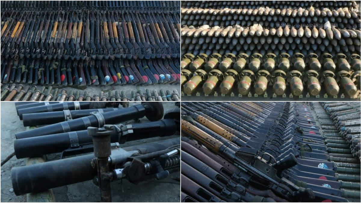 Chin rebels of Myanmar have captured a huge number of sophisticated arms and ammunition from the fleeing Myanmar army soldiers, many of whom entered India recently, with Indian intelligence agencies fearing that the arms may find their way into the hands of different militant groups operating in restive Manipur.
