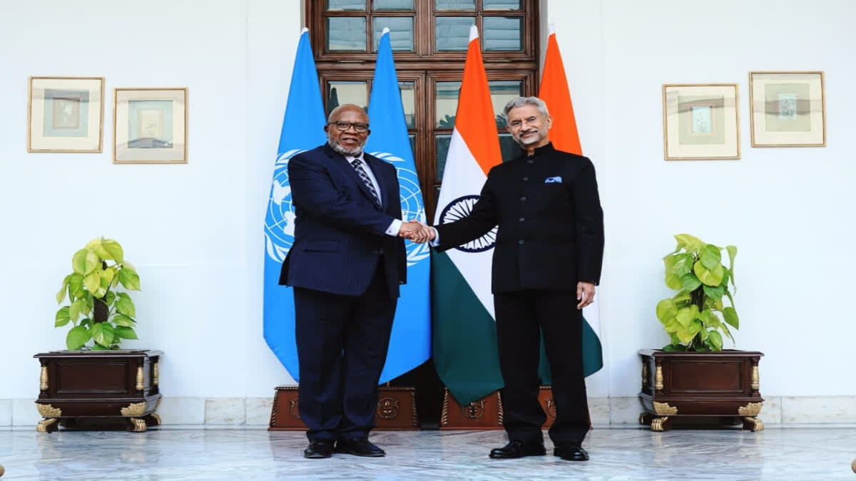 UNGA President Dennis Francis met EAM S Jaishankar