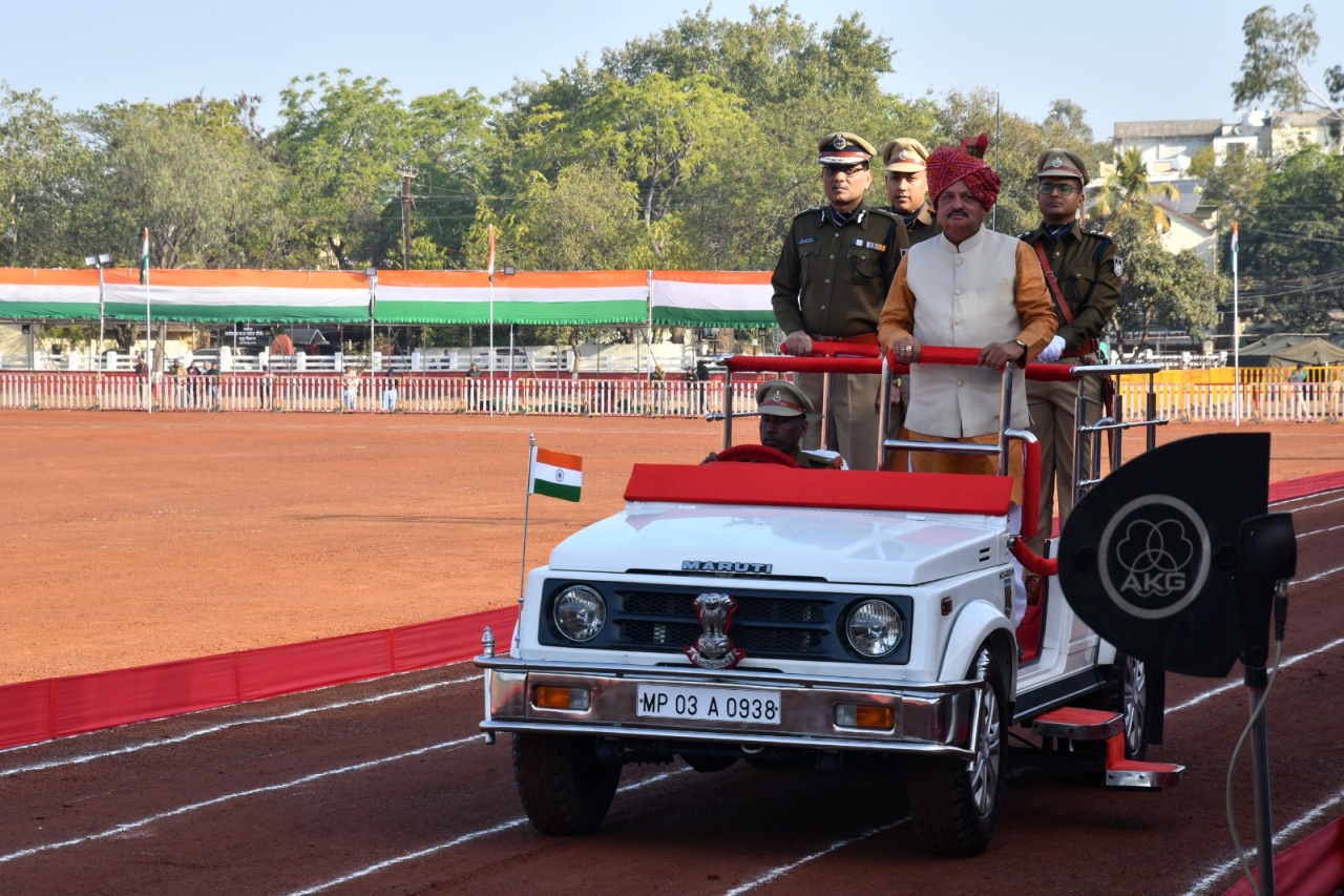 Bhopal Final rehearsal of state level Republic Day