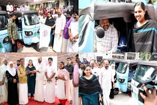ഇലക്ട്രിക് ഓട്ടോ വിതരണം  തിരുവനന്തപുരം ഇലക്ട്രിക് ഓട്ടോ  Thiruvananthapuram corporation  Electric auto distribution