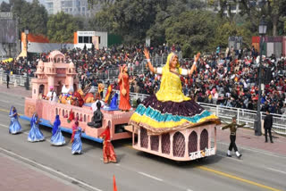 Rajasthan Tableau on republic day