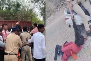 Police Overaction on ABVP Leader