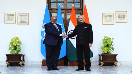 UNGA President Dennis Francis met EAM S Jaishankar