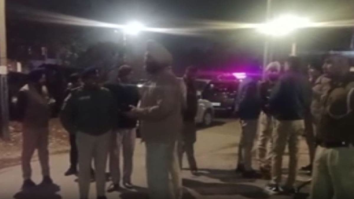 Car Driver Fires At Chandigarh Police Personnel On Being Stopped At Naka