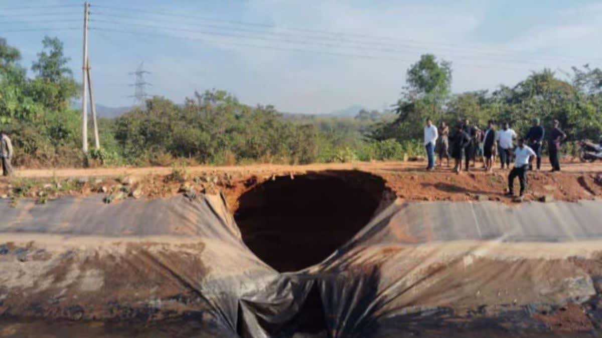 TILARI CANAL SUFFERS A MAJOR HOLE