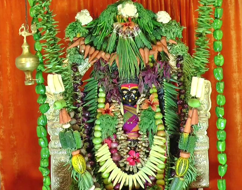 BANASHANKARI DEVI JATRA 2025  HAVERI  DEVI DECORATED WITH VEGETABLES  ಬನಶಂಕರಿ ಜಾತ್ರೆ