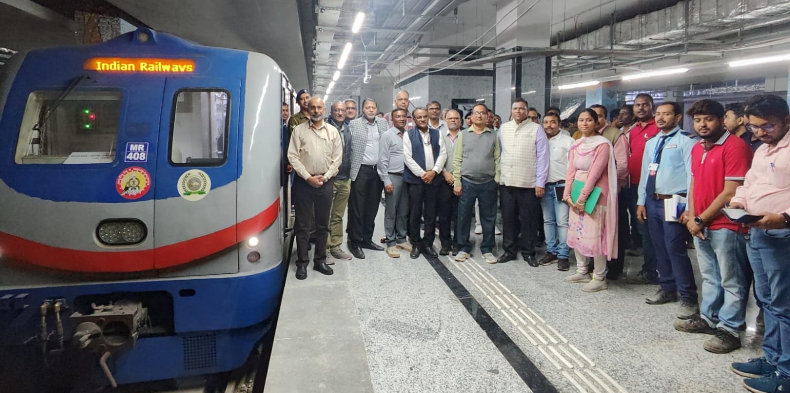 Kolkata Metro Yellow Line Trial Run