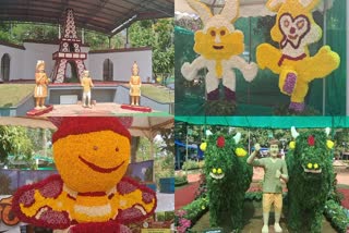 MANGALURU FLOWER EXHIBITION  DAKSHINA KANNADA  ಫಲಪುಷ್ಪ ಪ್ರದರ್ಶನ  THE EIFFEL TOWER OF FLOWERS