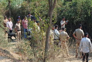 मोर्शीमधील घटनास्थळावर पोलीस