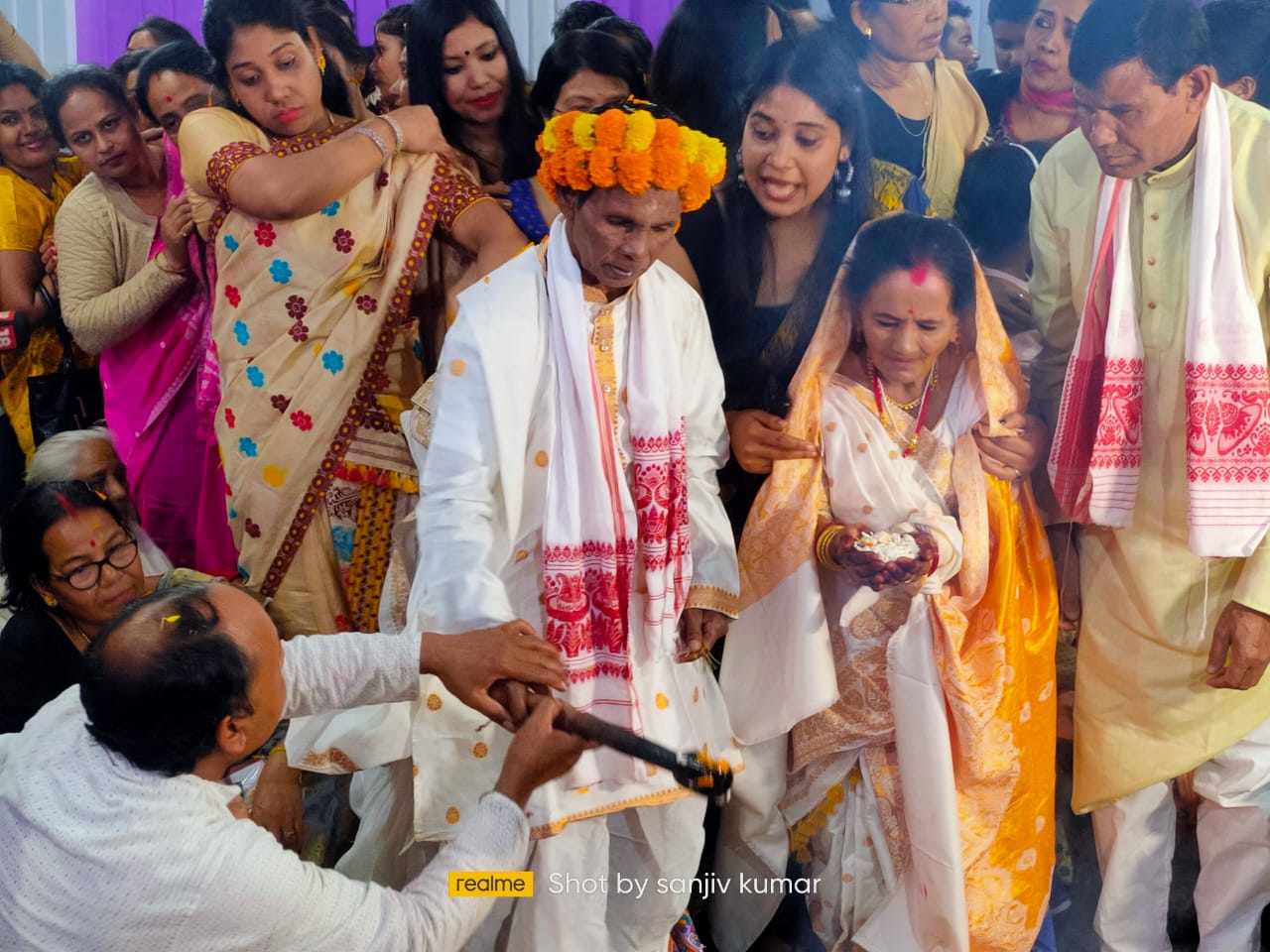 Elderly couple gets married in old age home in Guwahati