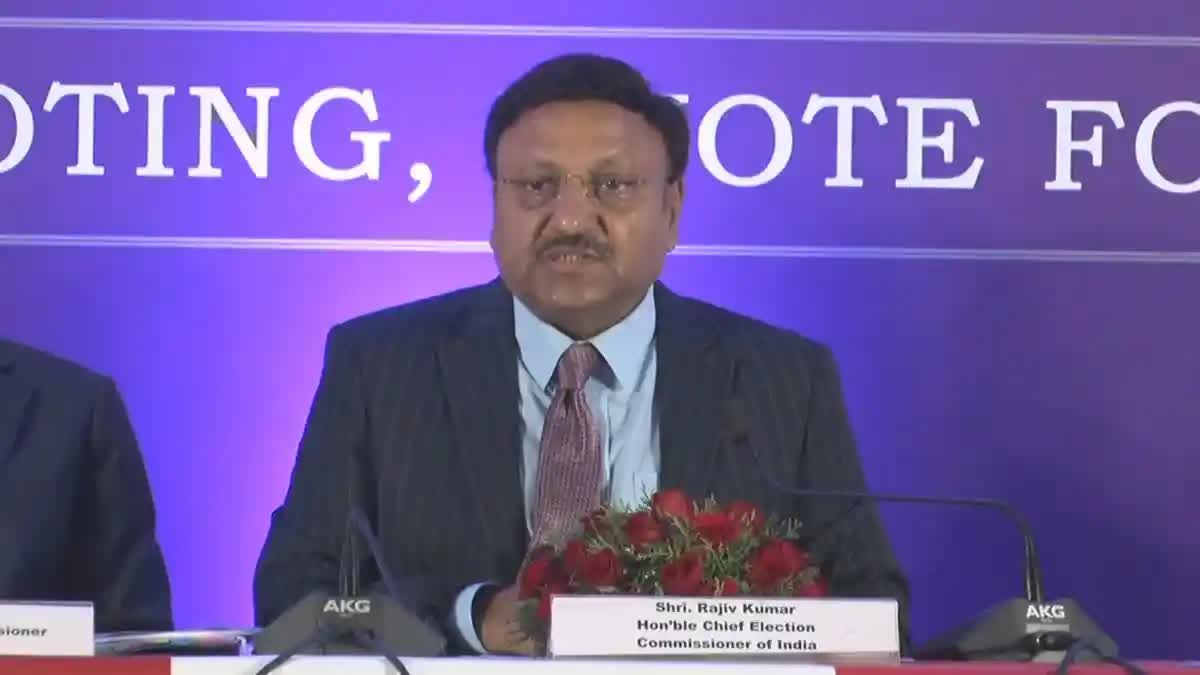 Chief Election Commissioner Rajiv Kumar