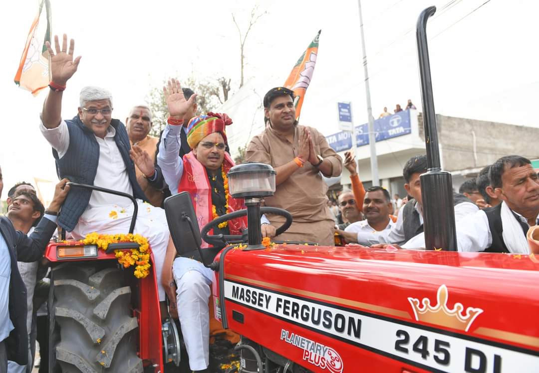 CM reached by driving tractor