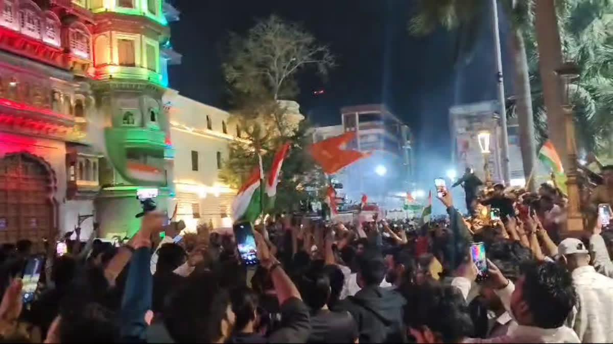 INDIA WIN CELEBRATION IN INDORE