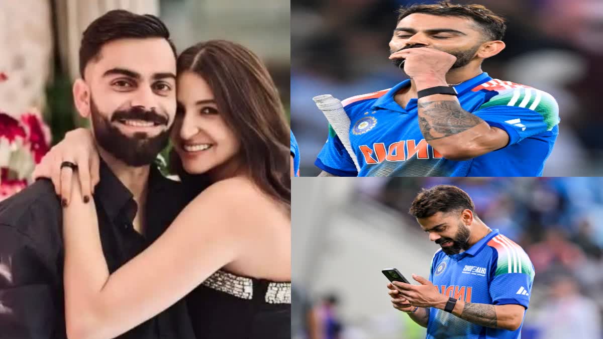 ANUSHKA SHARMA ON VIRAT KOHLI 100