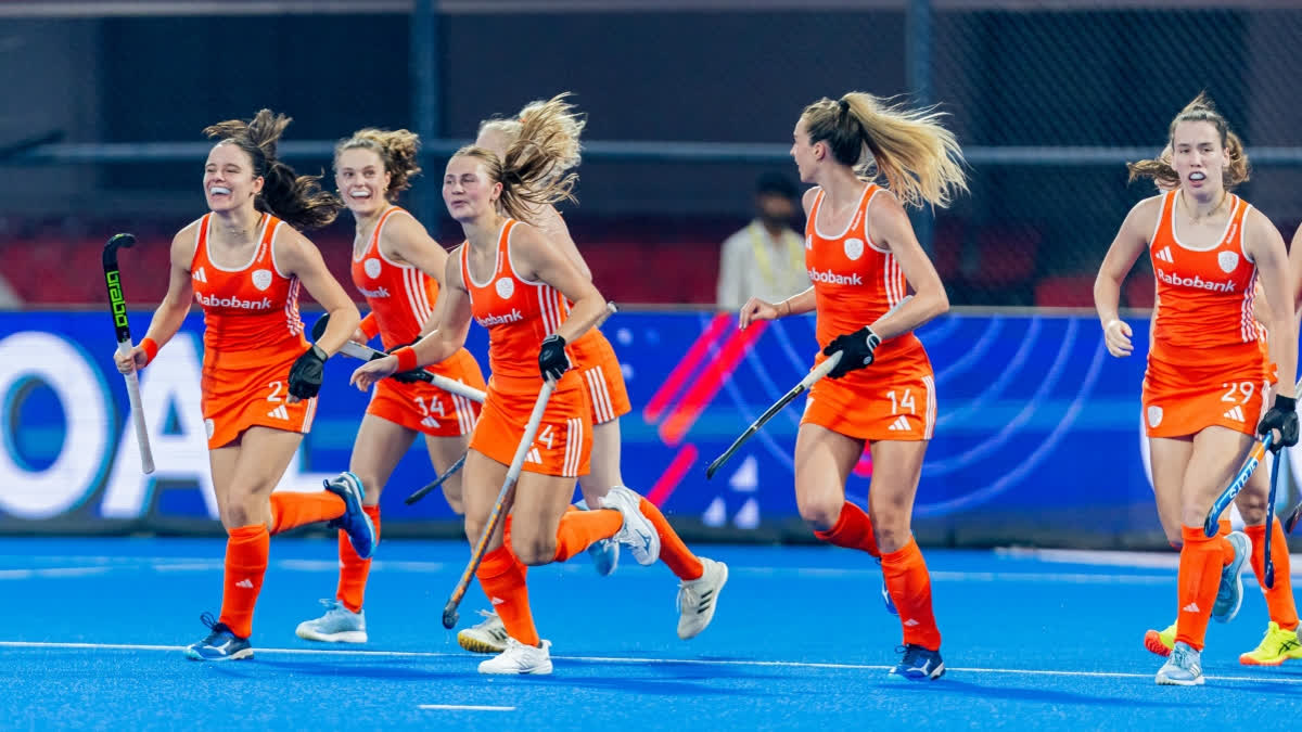 India women's hockey team faced a 2-4 defeat at the hands of defending champions the Netherlands in the FIH Hockey Pro League 2024-25.