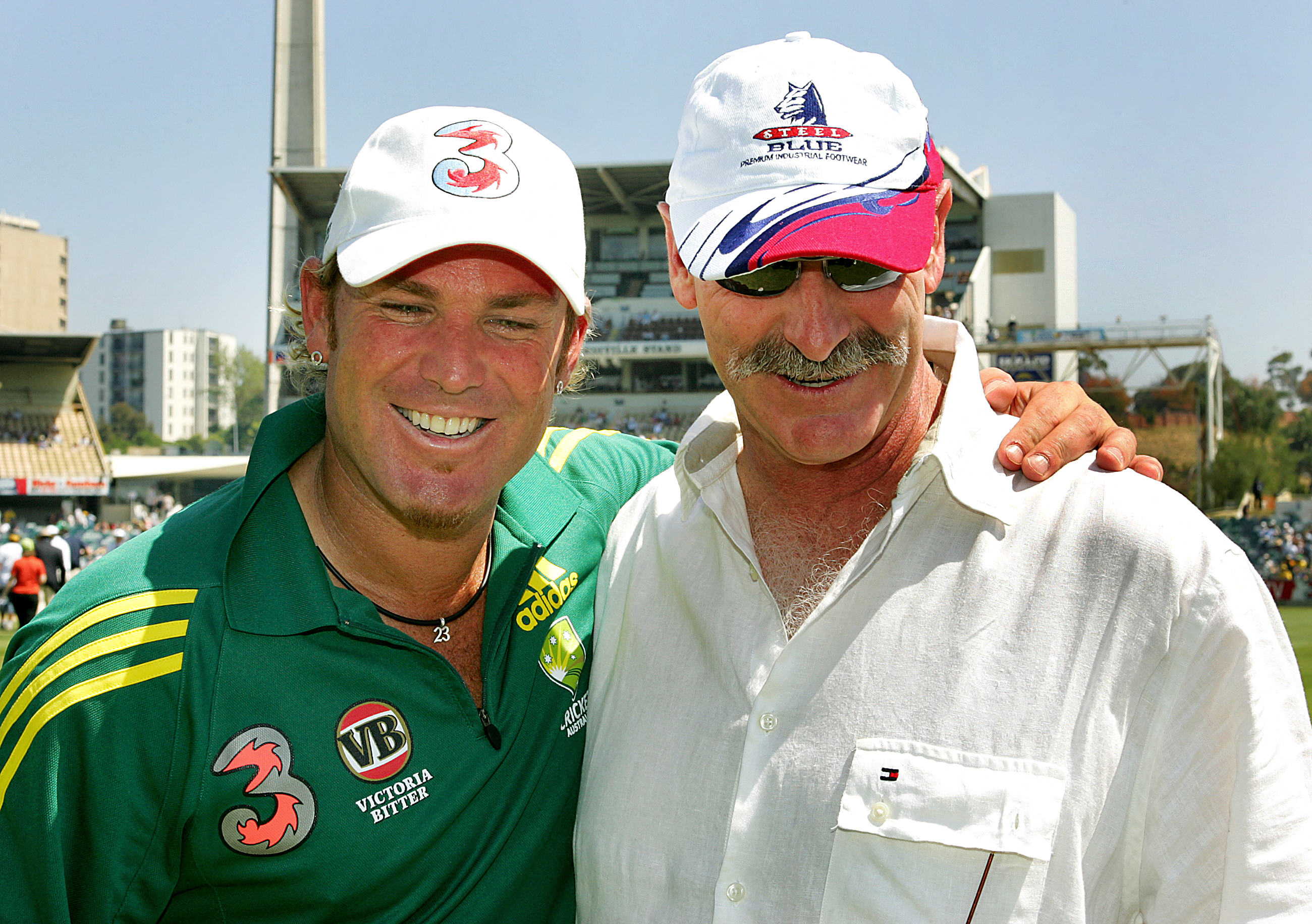 Shane Warne and Dennis Lillee