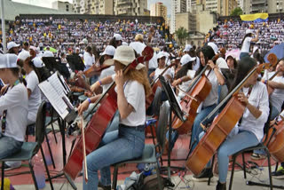 Venezuela's National Orchestra Celebrates 50th Anniversary With Public Concert