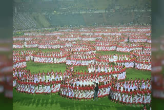 Prime Minister Modi Inaugurates Largest Jhumoir Ensemble In Assam