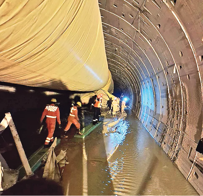 TELANGANA TUNNEL COLLAPSE