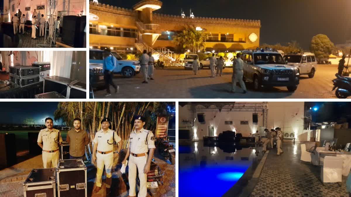 Bilaspur POLICE RAIDS ON POOL PARTY