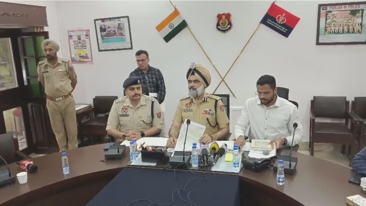 A press conference was held by DG Sangrur and DIG Patiala Range