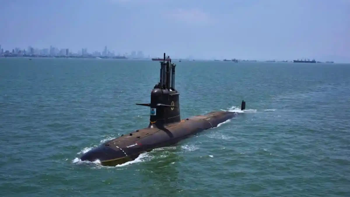 First-ever visit by Kalvari-class submarine to Campbell Bay port: Navy