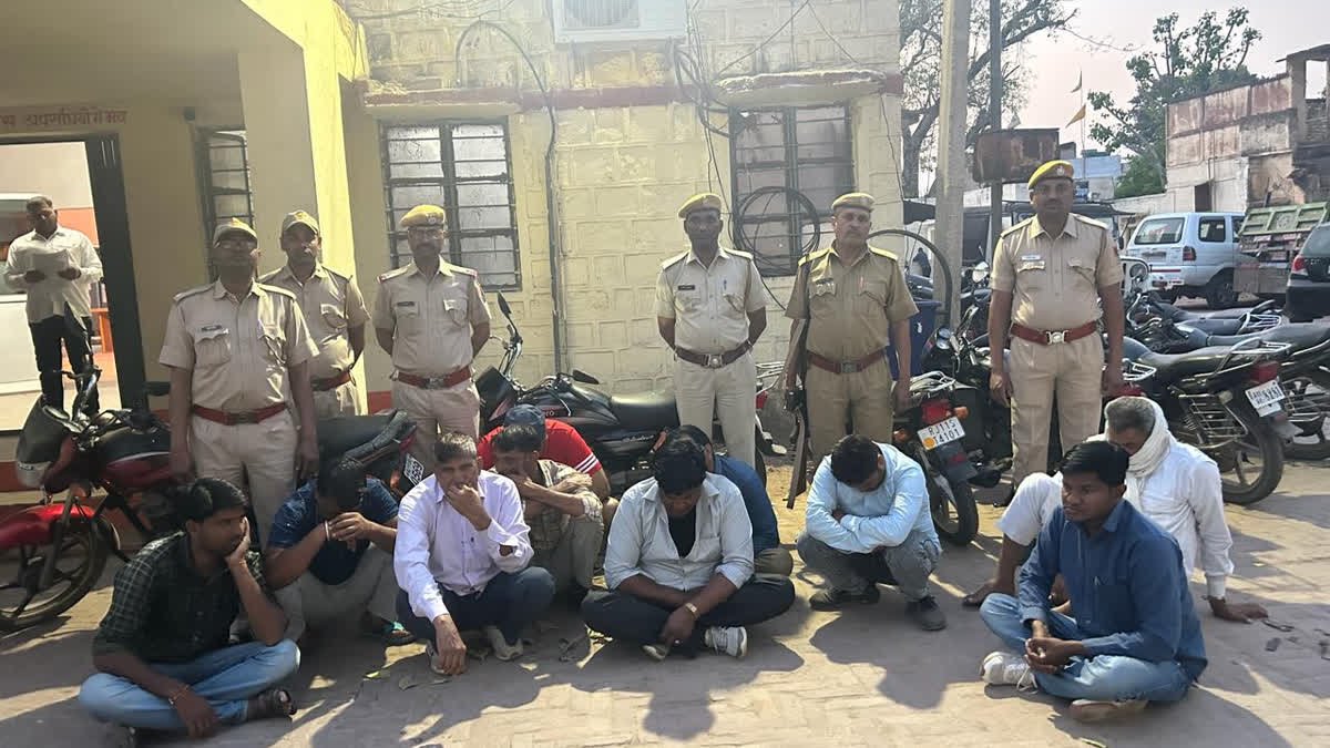 10 gamblers arrested in Dholpur