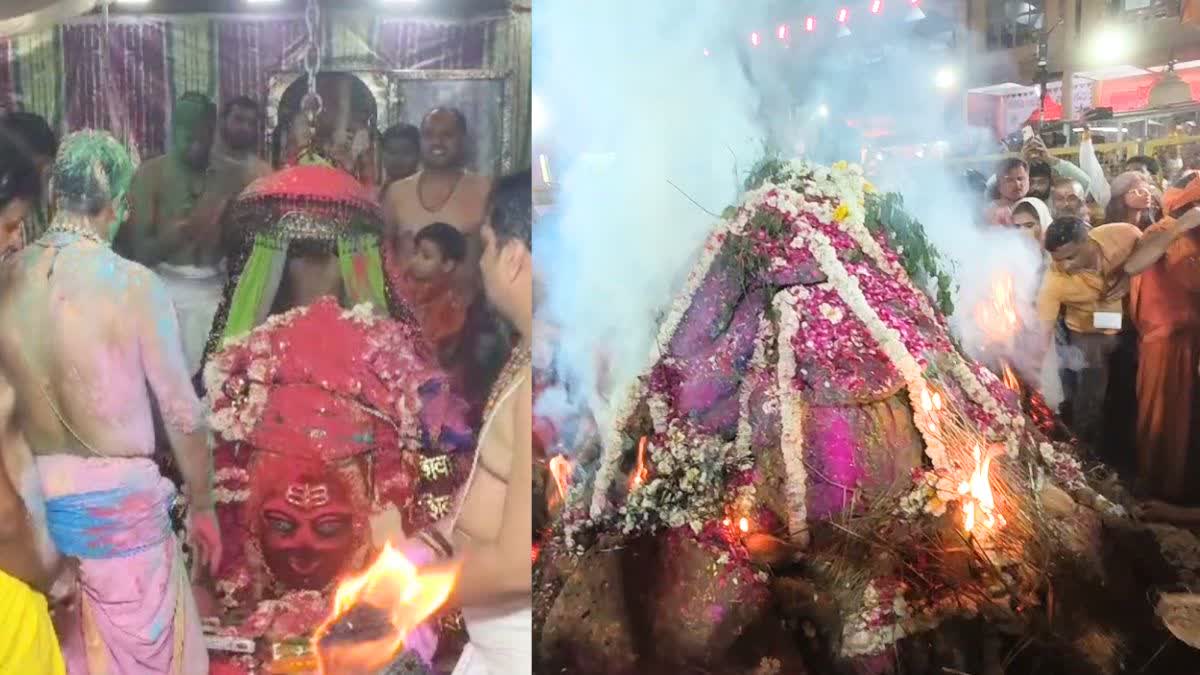 UJJAIN MAHAKAL TEMPLE HOLIKA DAHAN