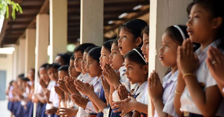 Assam Govt Schools scuffles for not releasing half of the Annual School Grant