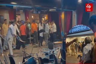 Shiv Sena supporters are aggressive