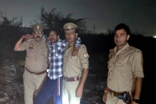 मुठभेड़ के बाद बदमाश गिरफ्तार