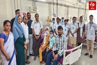 gbs disease patient 11 years old girl discharge from hospital after two months in Nandurbar