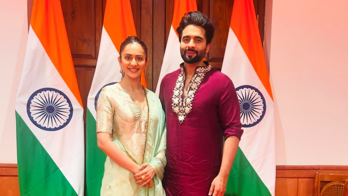 Bollywood actors Rakul Preet and Jackky Bhagnani