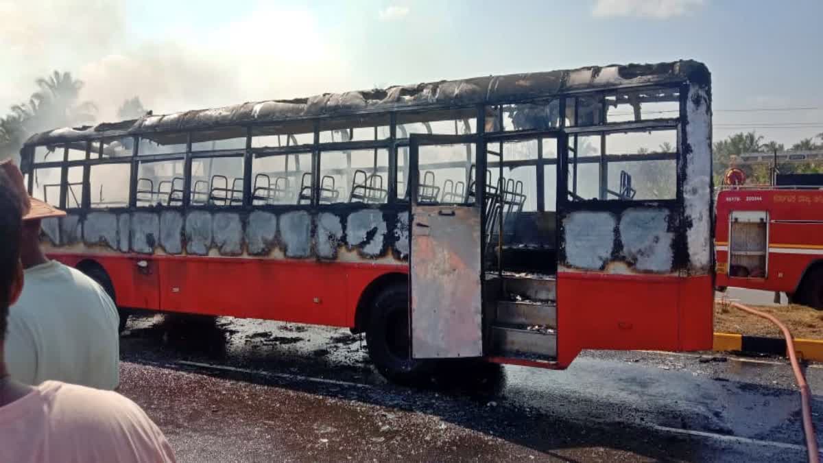 ಬೈಕ್​ಗೆ ಕೆಎಸ್​ಆರ್​ಟಿಸಿ ಬಸ್​ ಡಿಕ್ಕಿ