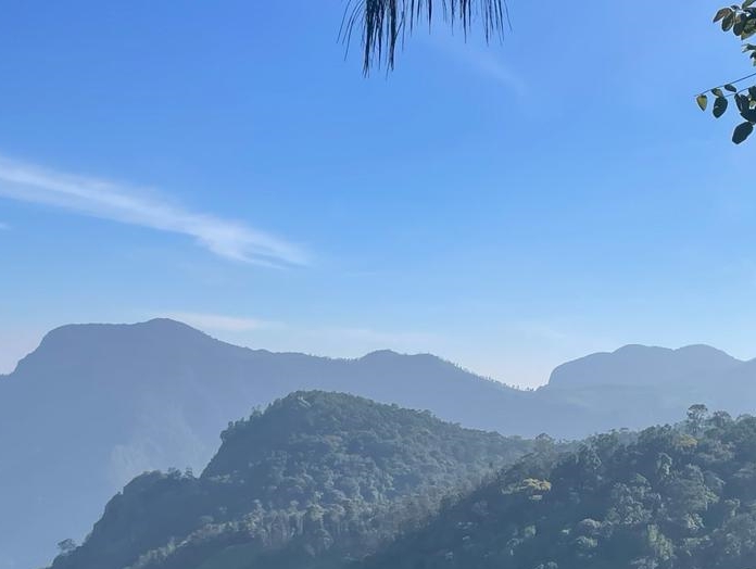 Sleeping lady view point in Coonoor