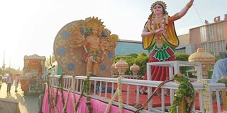 भगवान हनुमान की 38वीं शोभायात्रा