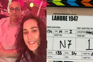 Preity Zinta Makes Bollywood Comeback in Rajkumar Santoshi's Lahore 1947; Shares BTS Images from Set