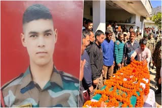 Last rites of Jawan Keerat Singh