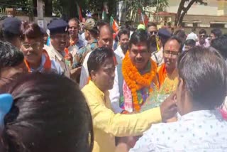 BJP candidate Sameer Oraon filed nomination from Lohardaga Lok Sabha seat