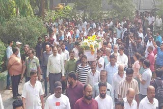 Last rites for Kaustubh Ganbote and Santosh Jagdale