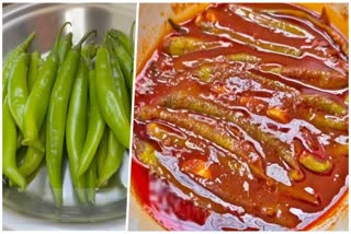 green_chilli_pickle_process