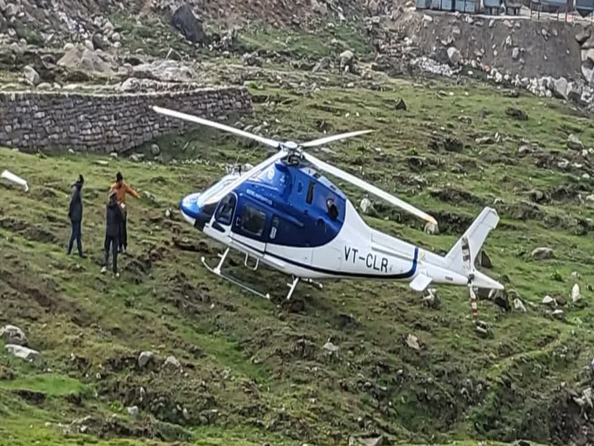 mock drill on Kedarnath Helicopter crash