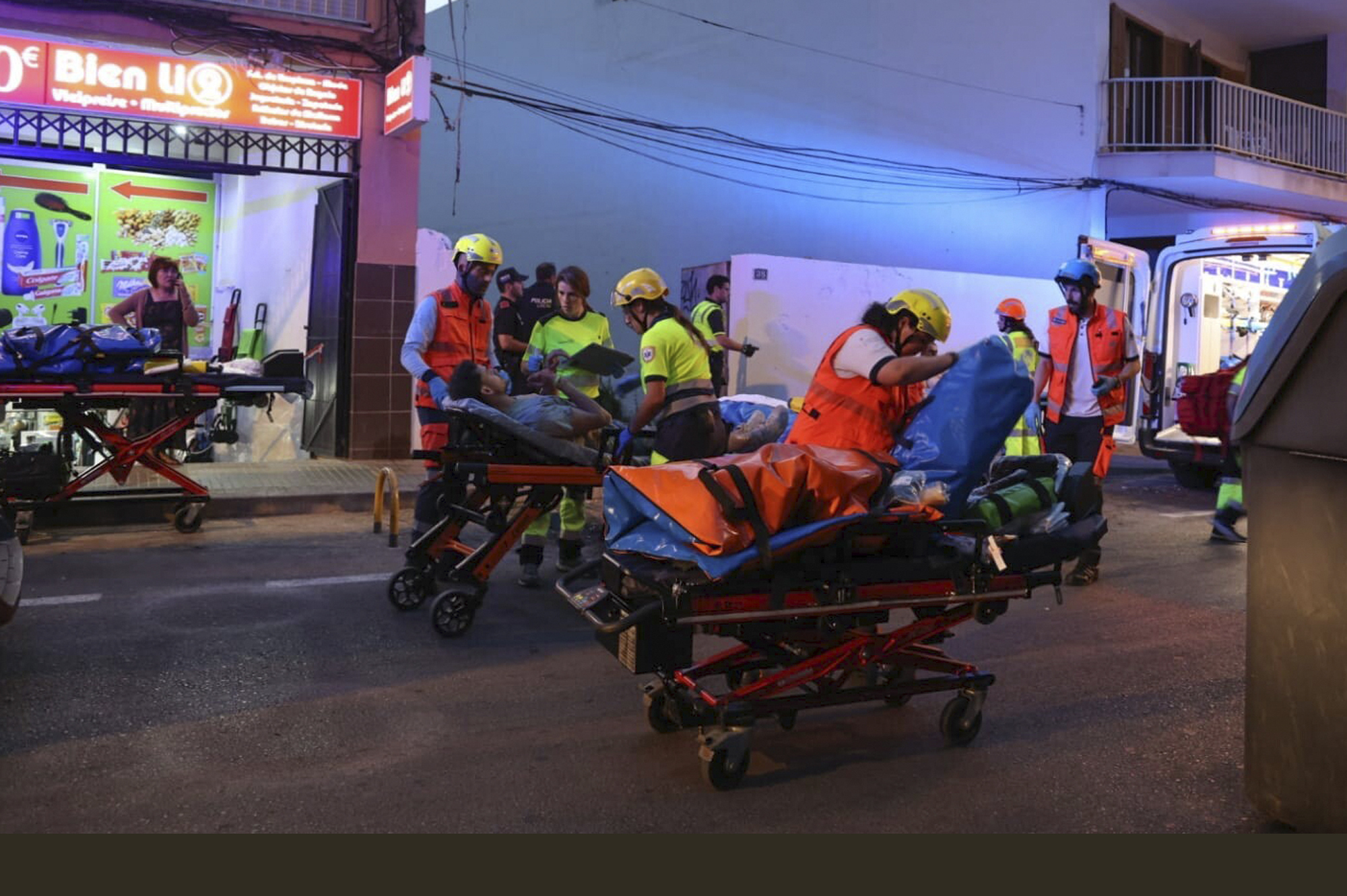 Spain Majorca Restaurant Collapses