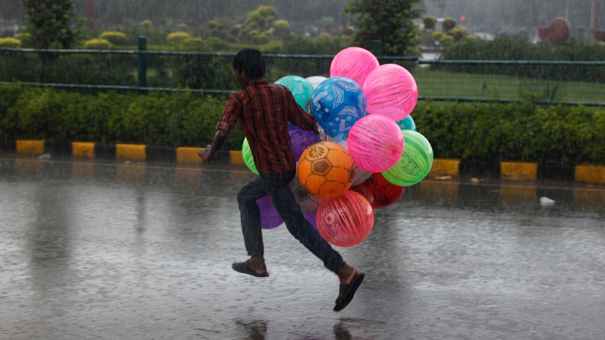 Possible arrival of monsoon in India